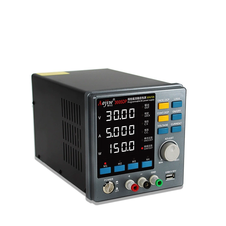 Регулируемый линейный программируемый источник питания постоянного тока с регулируемым источником питания для мобильного телефона, электронный тест на техническое обслуживание 30V5A 3005DP
