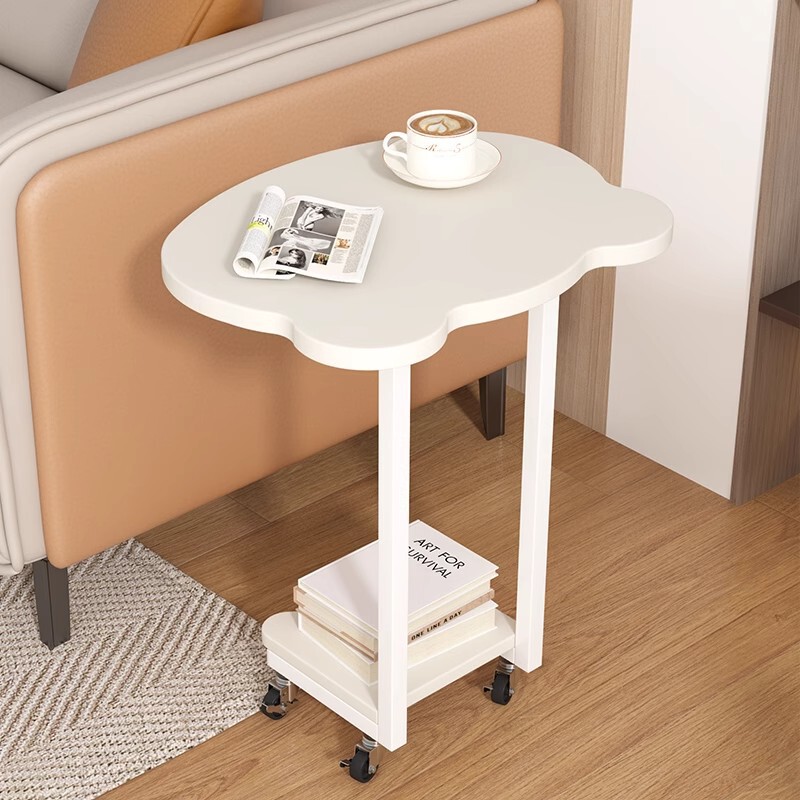 Cream style creative coffee table panda cute mobile sofa coffee table simple table bedroom creative bedside table