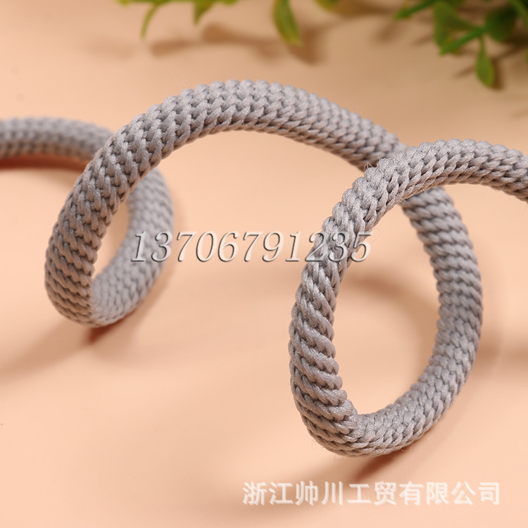 新品尼龙绳螺纹卫衣帽绳涤纶运动裤腰带配件批发定作服装配饰饰品
