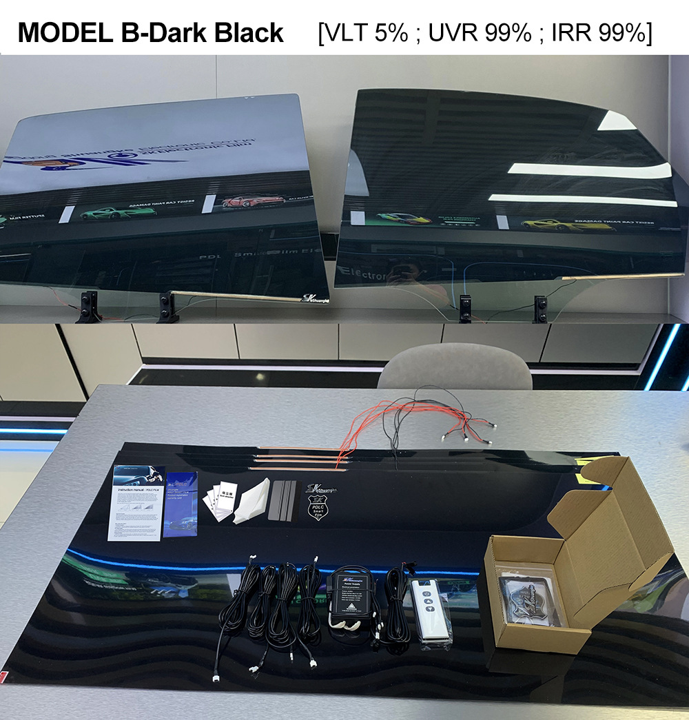 Foreign Trade Export Automotive Pdlc Dimming Film, Voice-Controlled Smart Adjustment Car Window Glass Film, Remote Control Electric Fogging Dimming Film