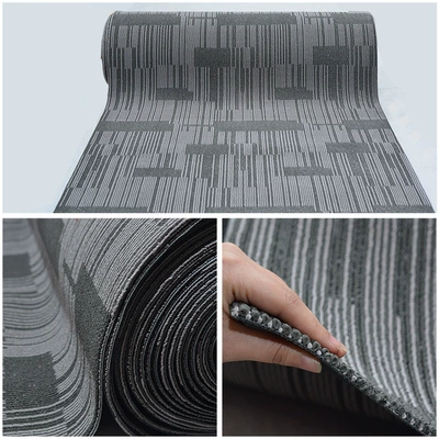 PVC floor mat shopping mall entrance | Avtomobil döşəmə paspasları - gold-spike-ash-12-meters-wide-take-a-few-pieces-and-send-a-few-meters