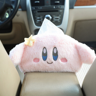 Kirby Cinnamon Dog Melody Kuromi Plush Tissue Box High-Value Car Living Room Home Tissue Box Set
