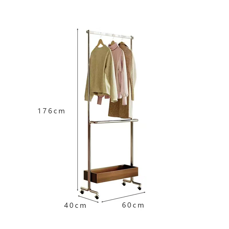 (원형) 두께 강화 호두나무색 60cm