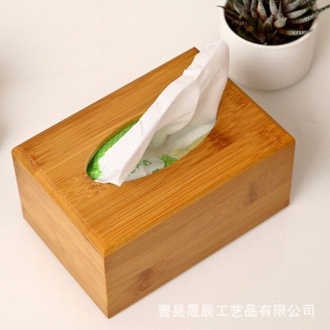 Fuente de la fábrica caja de pañuelos de madera Hotel B & B extraíble caja de almacenamiento de tejido de madera maciza servilleta cartón