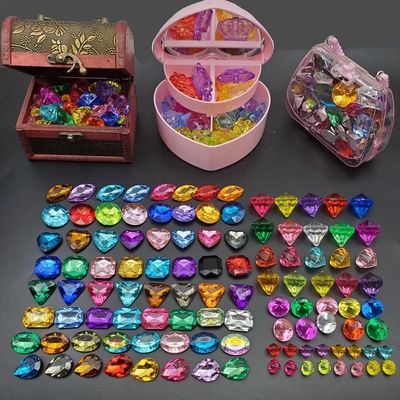 children Toys girl children gemstone Toys Crystal manual make Material package diy Beads loose beads