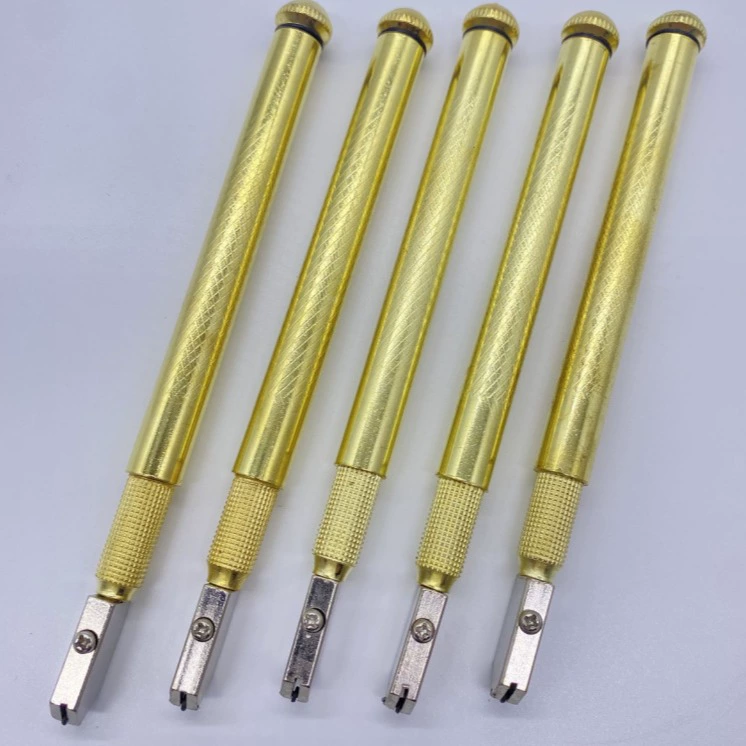 Портативный ручной резак для стекла и плитки, нож для резки толстого стекла с железной ручкой, нож для резки под давлением