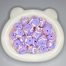 DIY萌粒笔手机挂配件手绘串珠多色系超厚油重油珠滴油工艺饰品