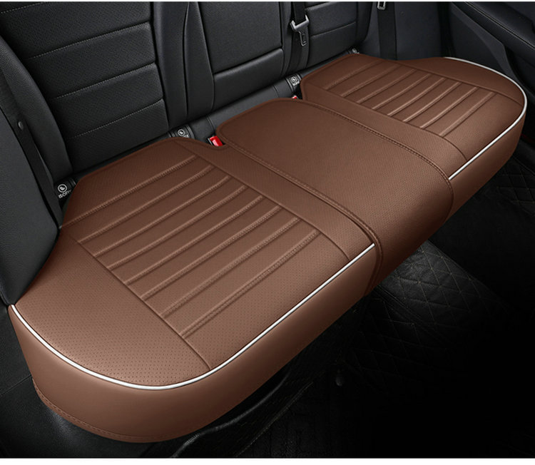 Daifa wholesale perforated full leather all-inclusive non-backrest monolithic car seat cushion four seasons universal rear seat cover seat cushion