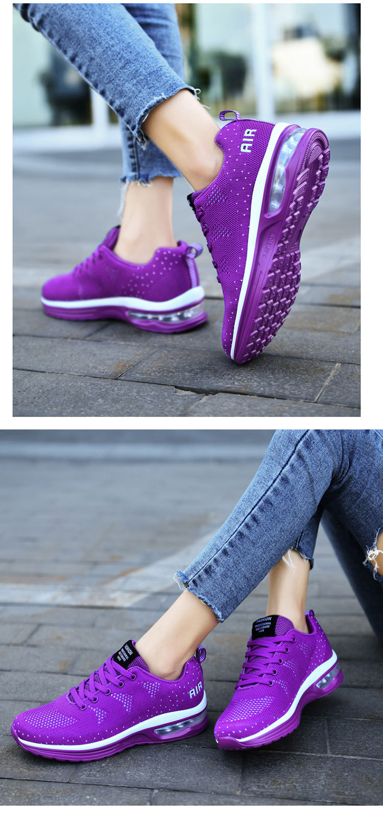 Scarpe in pelle da donna Scarpe da tennis Scarpe da ginnastica Calzature sintetiche comode_voghion.com