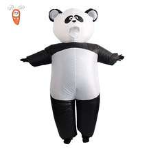 厂家直销跨境热卖卡通人偶服派对聚会舞台表演装扮道具熊猫充气服