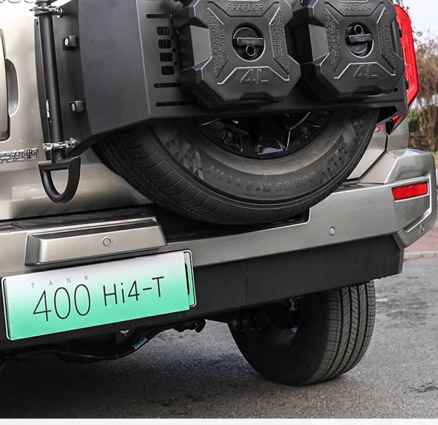 Tank 400Hi4-T Quick Release Spare Tire Cover Modified Off-Road Expansion Flagpole Bracket Car Platform Antenna Decoration Accessories