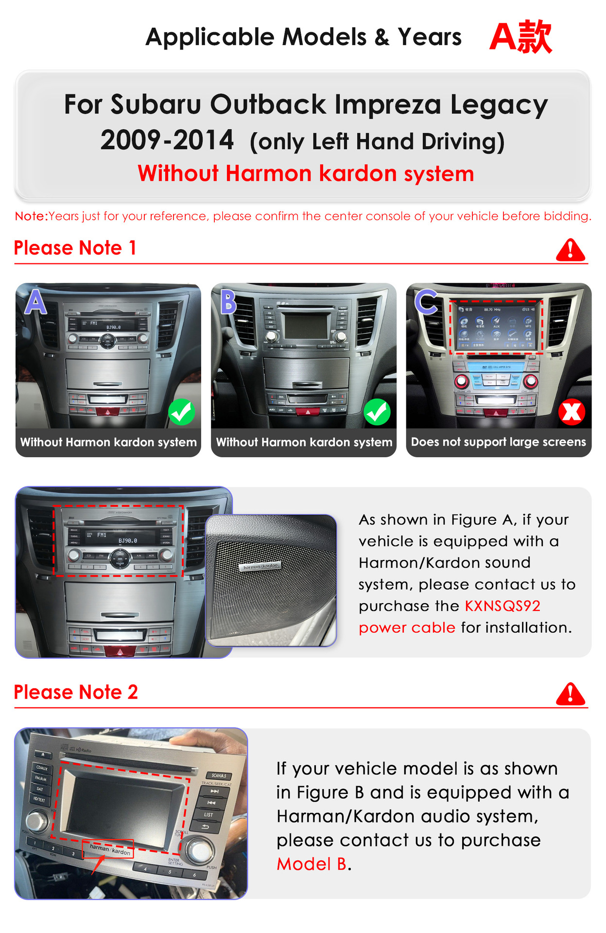 Suitable for 09-14 Subaru Outback 9.7inch Vertical Screen Android Large Screen Car Mp5 Navigator