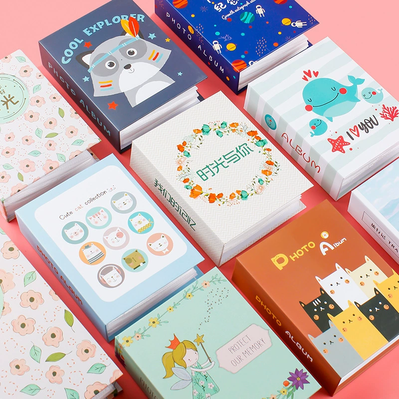 Фотоальбом Семейная версия вкладыша большой вместимости 6-дюймовый детский юбилейный альбом роста ребенка 5-дюймовый детский сад Би Чжао Чжицянь