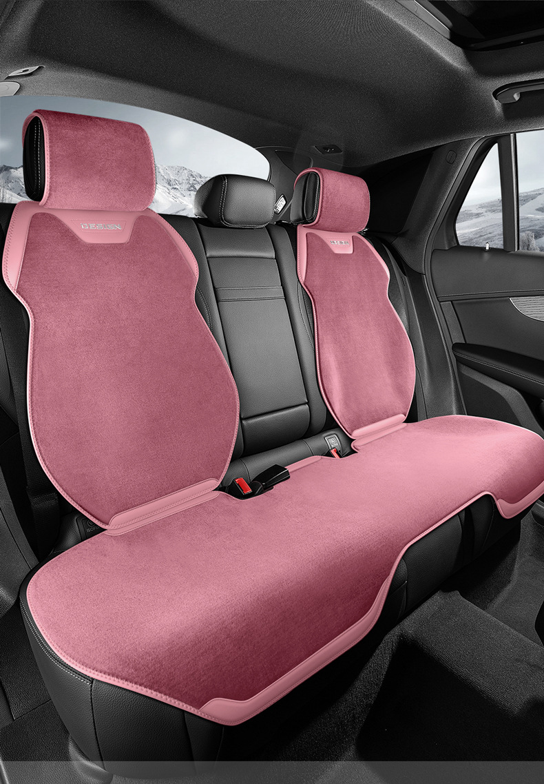 Plush Cushion Half-Pack Seat Cover Velvet Car Seat Cushion Winter Seat Cover Cross-Border E-Commerce Hot Selling Car Seat Cushion