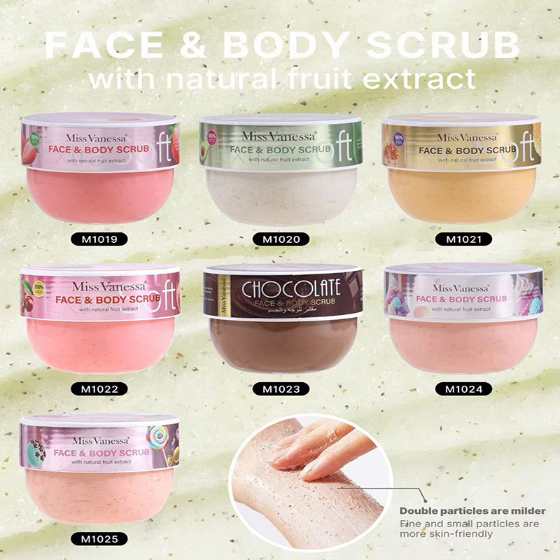 MissVanessa nuevo exfoliante corporal transfronterizo para exfoliar la piel muerta y blanquear los poros.