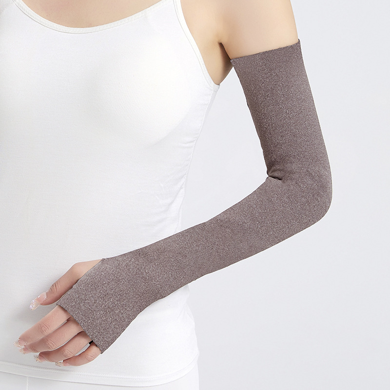 ベルベットの腕の袖は男女の春夏の薄い長袖の肘の腕の腕のエアコンの部屋の関節の保温の偽の袖です。|undefined