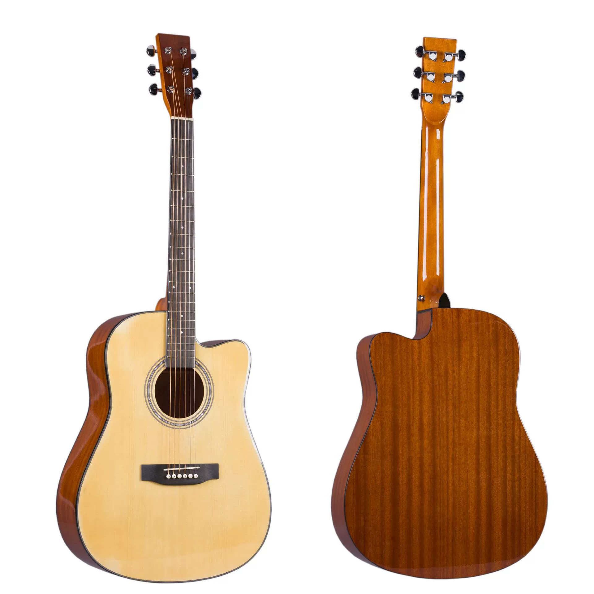 41-дюйм Yunshan Shada Billy Civil Ballad Guitar Dumb/Light Lightless Guitar Beginner Wood Guitar JITA Musical Instrument