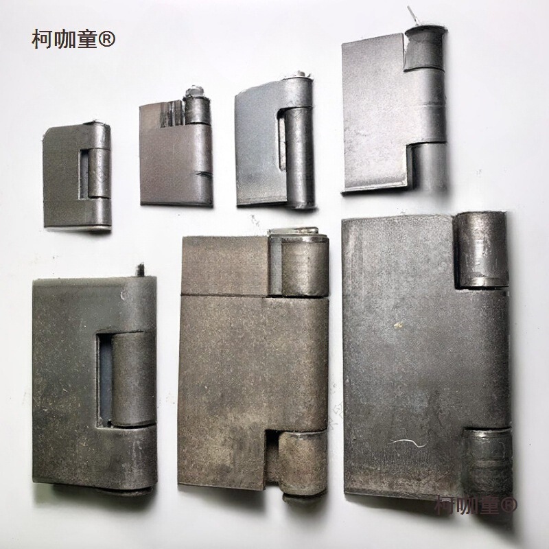 Heavy-Duty Thickened Iron Symmetrical Welded Hinge Detachable Iron Door Trash Can Car Extra-Large Hinge Maimai Taibao