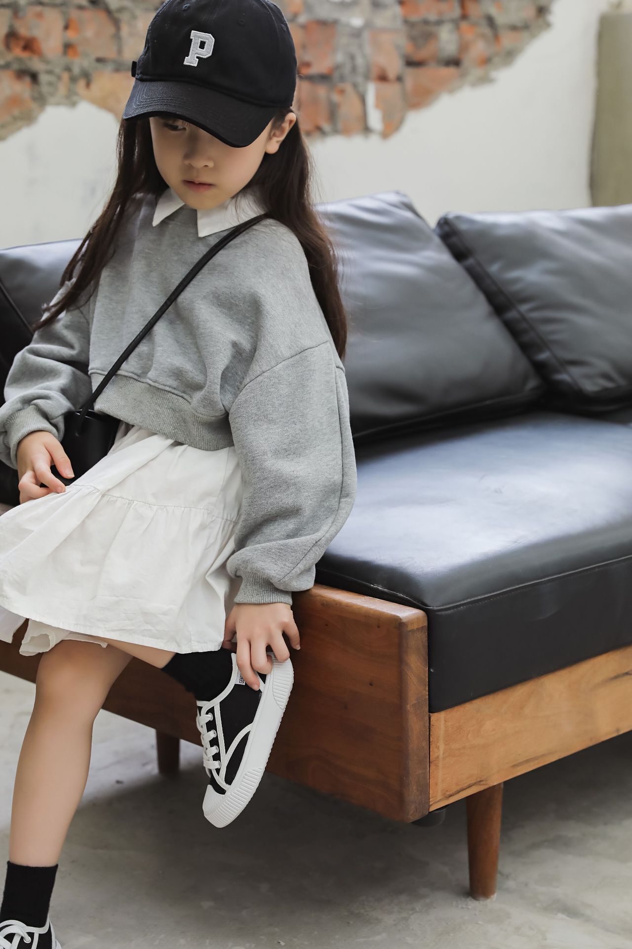 Tela per bambini Edizione coreana Ragazzi e ragazze Tavola Morbida Casual Suola spessa Biscotto Asilo per interni Piccolo bianco_voghion.com