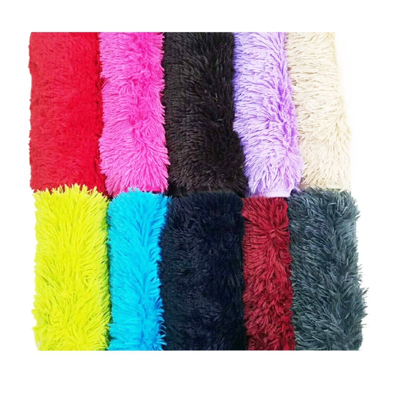 Grandes cantidades de tela de felpa larga de calibre 40, estilo Shanghai, para textiles del hogar, ropa, juguetes, camas para perros y camas para gatos, están disponibles en stock.