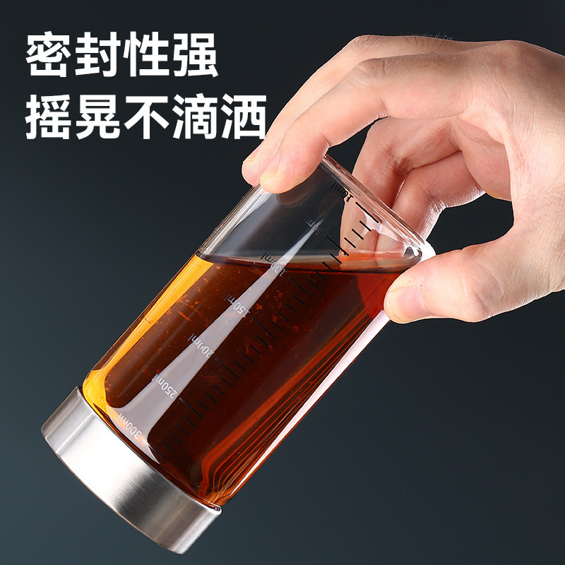 Botella de medicina china de alta borosilicona directa de fábrica puede cocinar vasos de vidrio resistentes a altas temperaturas portátiles de almacenamiento de líquidos medicinales tanque de sellado