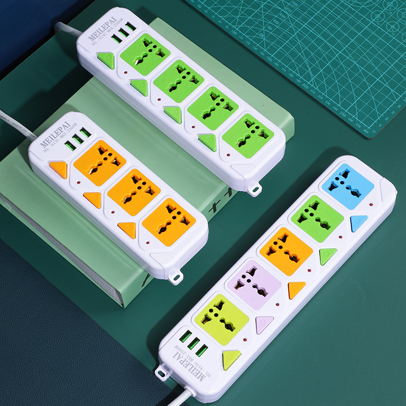 东南亚跨境排插批发多功能插座usb接口插排家用办公室插线板