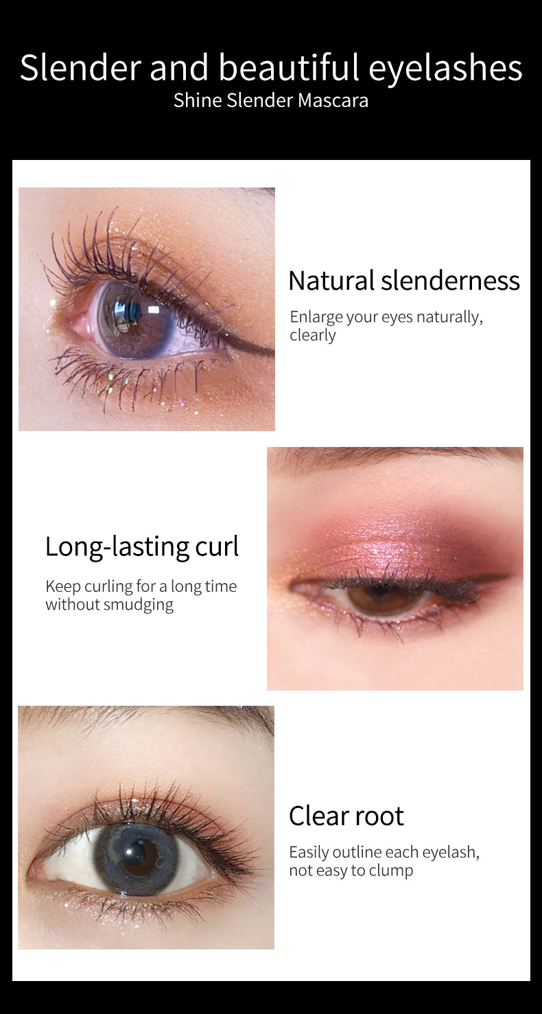 VIBELY Starry Sky Shining Waterproof and Sweat-proof 4D Mascara Curls, Thickens and does not smudge Eyelash Base Cream wholesale undefined