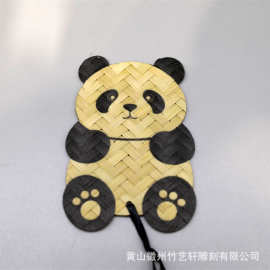 源头工厂直销新品竹编书签支持OEM定制logo文创礼品批发 景区热卖