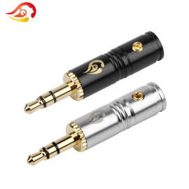 倾音坊DBL-网花3.5立体装配插头 大波浪网花3.5立体插头 6MM孔径