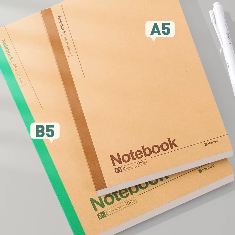Leather book, laptop for students