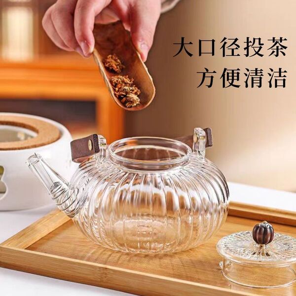 glass teapot for home use