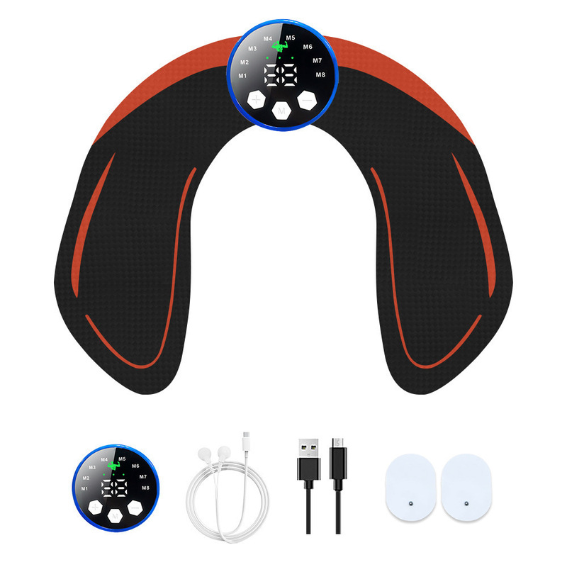 新型EMS充電健腹器腹部トレーニング器家庭用運動振り子機怠け者フィットネス器材腹筋貼り|undefined