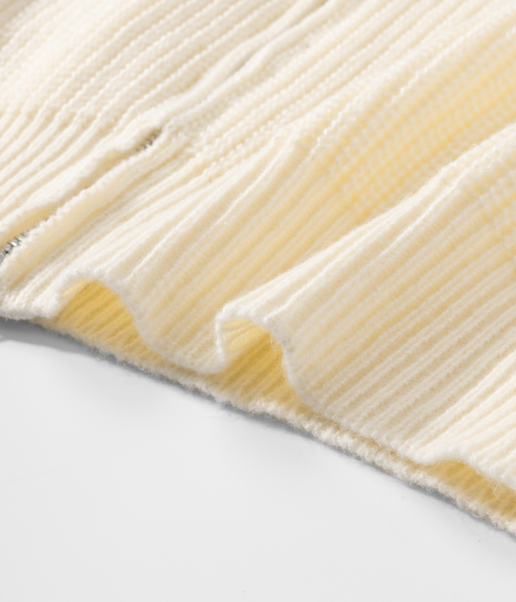 ​​Men's Double Zipper Knit Cardigan - Warm High Neck Long Sleeve Sweater For Autumn & Winter (Beige, S/M/L/Xl)​​_viptrois.com