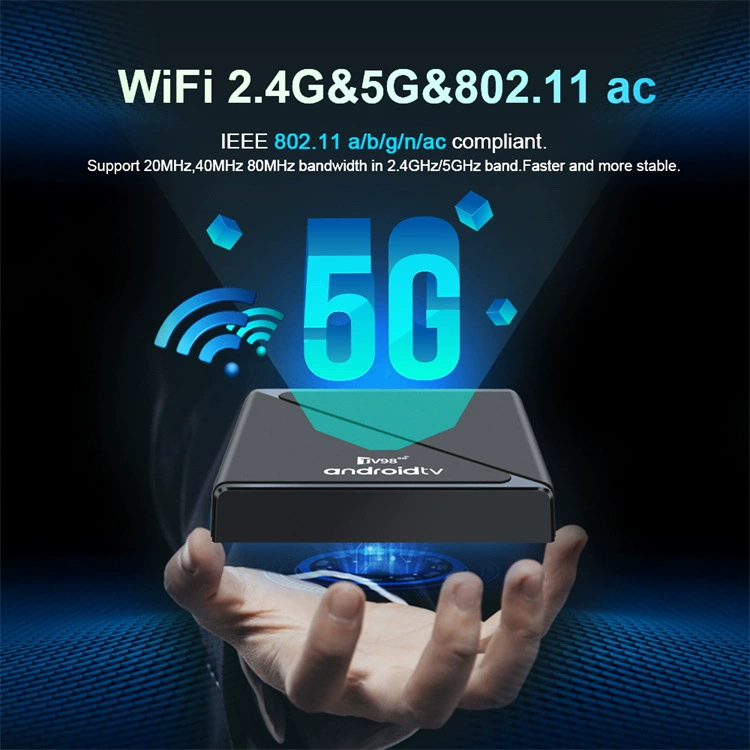 TV98 ATV Pro приставка, полный H313, двойной Wi‑Fi + Bluetooth, Android 14, сетевой медиаплеер