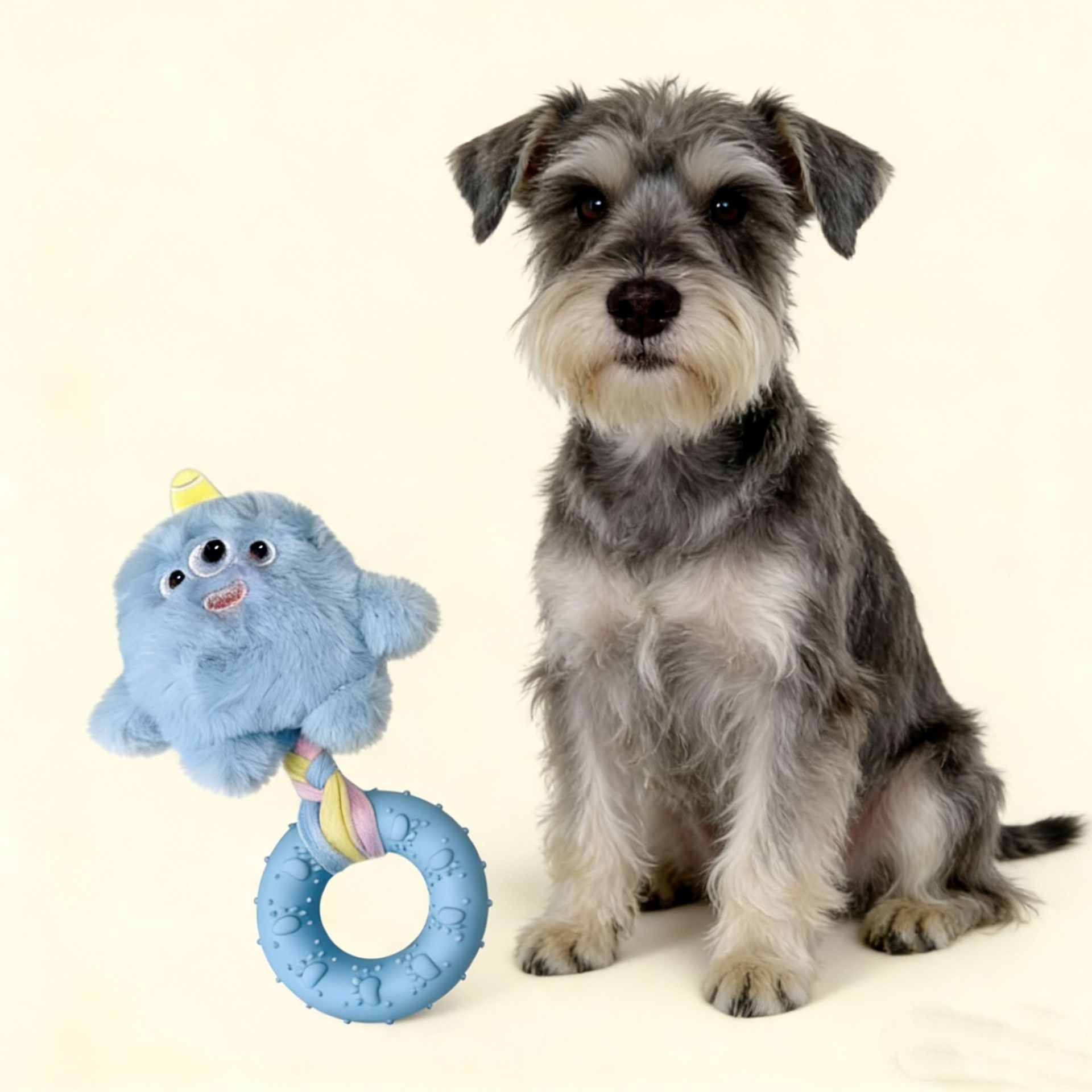 글레이즈드 블루 세눈박이 괴물 (20*10cm, 70g)