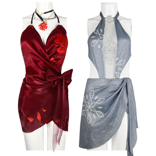 New Yeojun Cosplay Costume of Gu Qinghan, Midsummer Frost of Female Ning Hong, Afternoon of Beautiful Summer, Swimwear Cosplay Suit