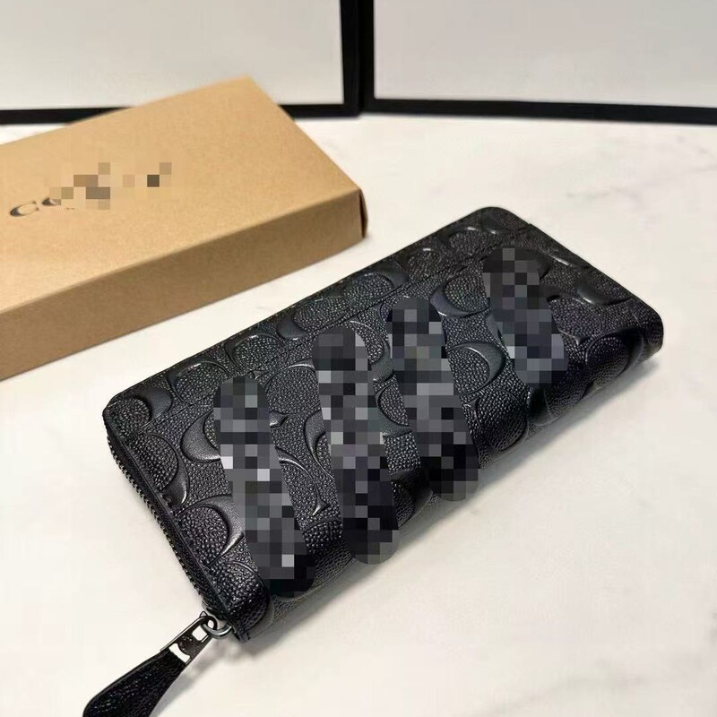 Koujia Wallet Men's High-End New Style Leather Wallet Genuine Leather Business Large-Capacity Card Holder Thin Wallet Card Holder