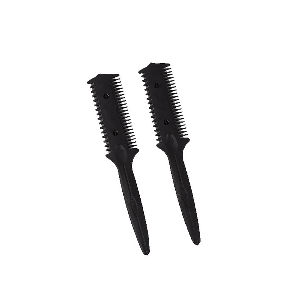 Bulk double -sided knife cut hair combat hair