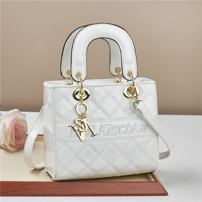 Daifei Bag2025 nuevo bolso de mujer bolso de boda bolso de piel brillante bolso de mujer bolso de hombro de comercio exterior