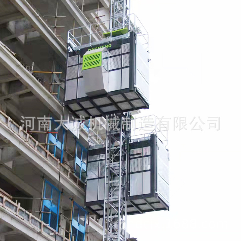 源头厂家施工电梯 60米高层建筑机械sc200双笼人货升降施工电梯