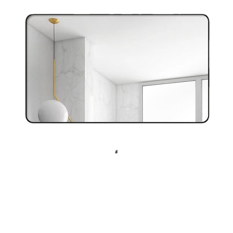 Espejo de baño enmarcado espejo de baño montado en la pared espejo de baño de aleación de aluminio espejo de baño enmarcado espejo de baño montado en la pared espejo de baño