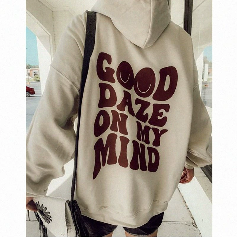 Retro hoody, sweatshirt, (Cross-border trading)