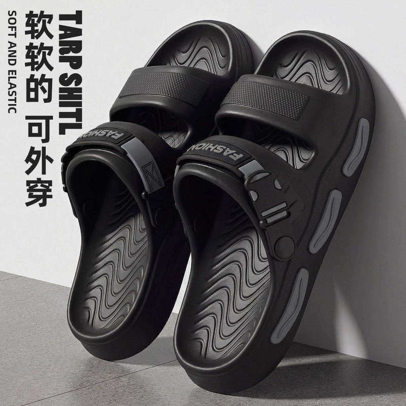 Men's Summer New Style Eva Sports Outdoor Driving Sandals with Thick Soles and Height Increase, Beach Men's Sandals Wholesale