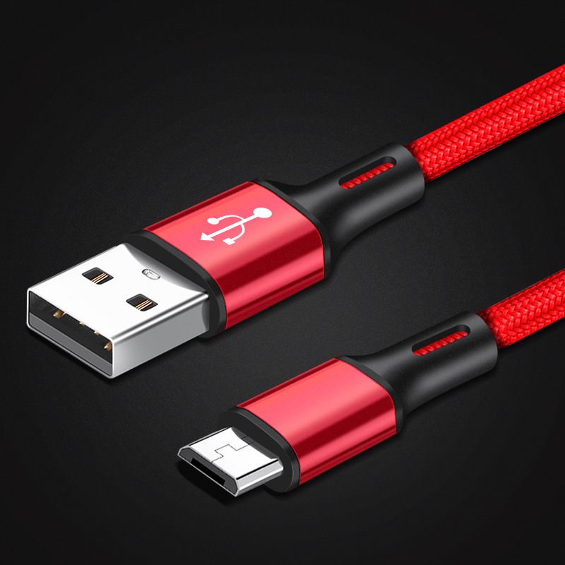 2.4A Apple Android type-c データケーブル USB 高速充電ナイロン編組 1.2m 3m データケーブルに適しています。|undefined