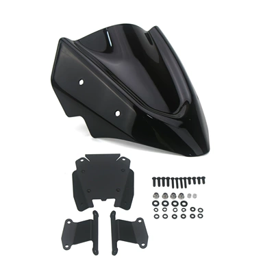Suitable for Kawasaki Motorcycle front windshield - black