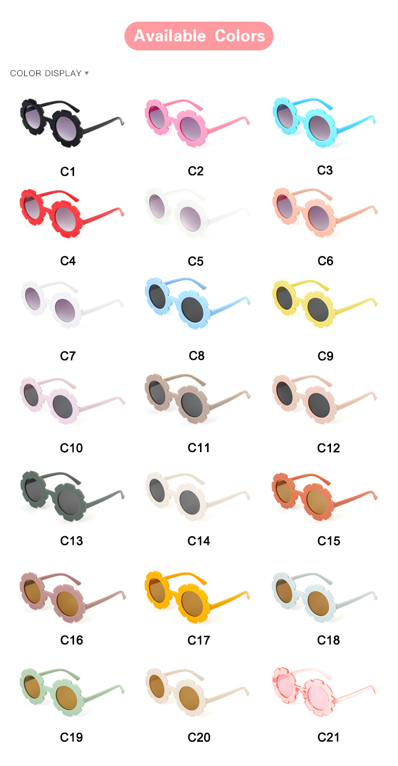 Travel, Party, Festival Occasion Solid Color Pattern Children Unisex Gender Cartoon Style Style Cartoon Style Solid Color PC UV400 Protection Special-Shaped Mirror Full Frame Kids Sunglasses