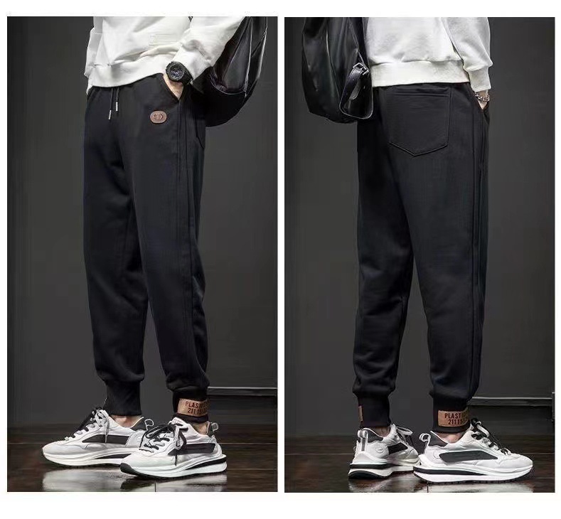 Men's Fleece-Lined Jogger Pants – Relaxed Fit Cuffed Sweatpants With Zipper Pockets (Extended Sizes 5XL)​_voghion.com
