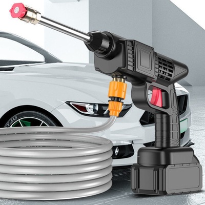 无线洗车机工厂直销高压便携式枪锂电池充电水泵家用洗车一件代发|ru