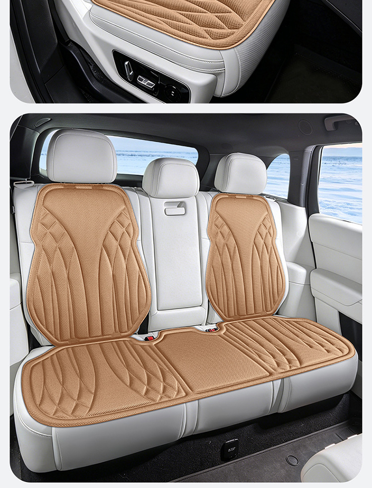 New Car Seat Cushions in Stock, Suitable for All Seasons, Heat-Pressed One-Piece Seat Cushions, Full Car Seat Cushions, Five-Seater Square Cushions, Single and Double Seat Cushions