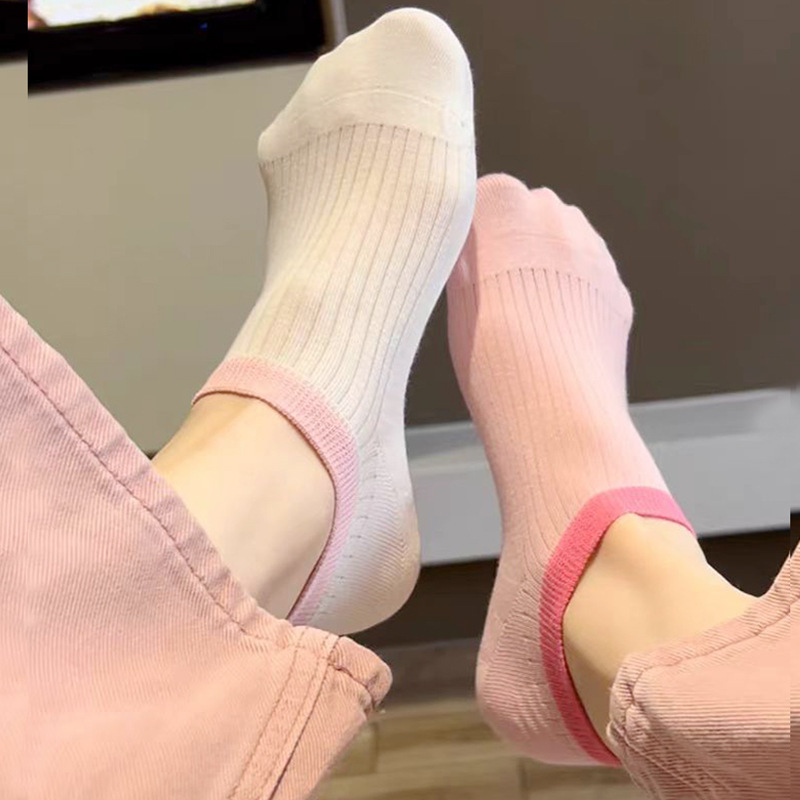 Socks Women's Summer Thin Boat Socks 2025 New Hot Style Summer Pure Cotton Korean Style Boneless Zhuji Socks Wholesale Socks